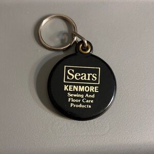 Vintage Sears Kenmore Black Keychain